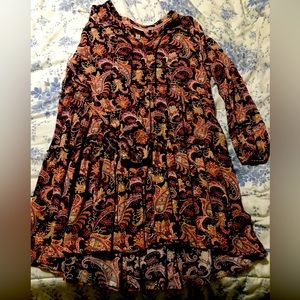 XXL Knox Rose Peasant Dress Flowy Cute
